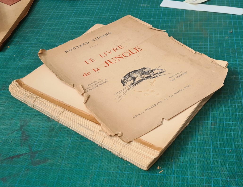 Atelier restauration de livres