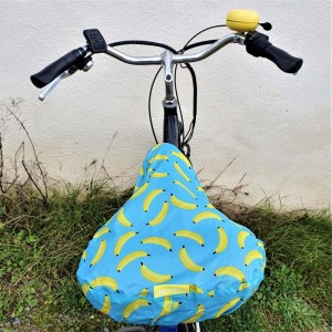 Couvre-selle vélo - Bluette, Ici et là-bas à bicyclette