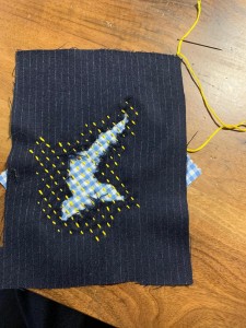 Réparation Sashiko @ La Cadette