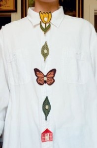 COUVRE BOUTON LA CADETTE FRIPERIE ATELIER PARIS 75012 LA PETITE ROCKETTE