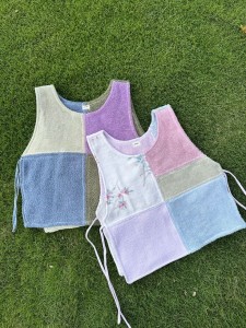 COUTURE TOP EN SERVIETTE ÉPONGE LA CADETTE FRIPERIE ATELIER LA PETITE ROCKETTE PARIS 75012