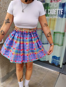 JUPE BALLON LA CADETTE FRIPERIE ATELIER PARIS 75012 LA PETITE ROCKETTE